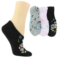 Women's Converse Floral-Print Liner 3-Pair Pack