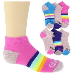 Kids' Skechers Space-Dye Low-Cut 6-Pair Pack