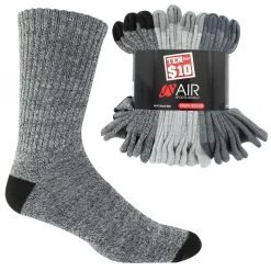 Men's Air Sports World Crew 10 For $10