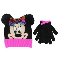 Disney Minnie Mouse Hat And Glove Set