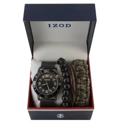 IZOD Watch And Bracelet Set