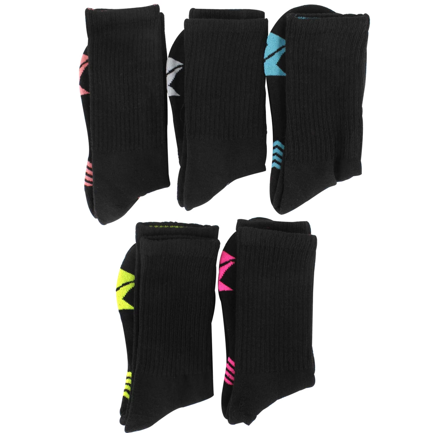 Women's Zone In Crew 5-Pair Pack 2 Women's Zone In Crew 5-Pair Pack - Image 2