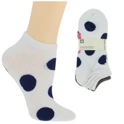 Women's Anne Klein Polka-Dot No-Show 10 For $10