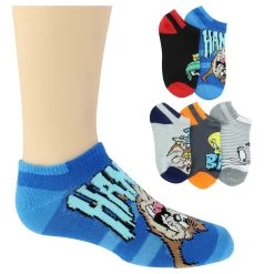 Kids' Warner Bros. Looney Tunes No-Show 5 Pairs