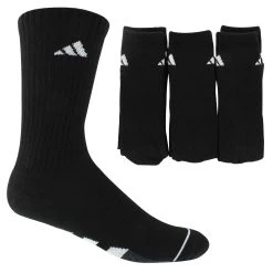 Men's Adidas SUPERLITE Cushioned Crew 3-Pair Pack