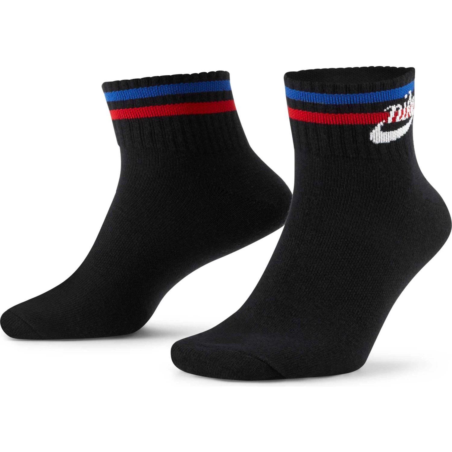 Men's Nike Essential Ankle Socks 3-Pair Pack 3 Men's Nike Essential Ankle Socks 3-Pair Pack - Image 3
