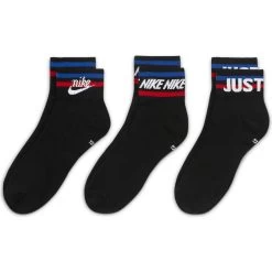 Men's Nike Essential Ankle Socks 3-Pair Pack 9 Men's Nike Essential Ankle Socks 3-Pair Pack -Chic Shoe Shop 851469 images 04