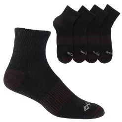 Men's Columbia Ribbed Quarter 4-Pair Pack
