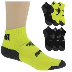 Men's PUMA Premium Quarter Crew Sock 6-Pair Pack