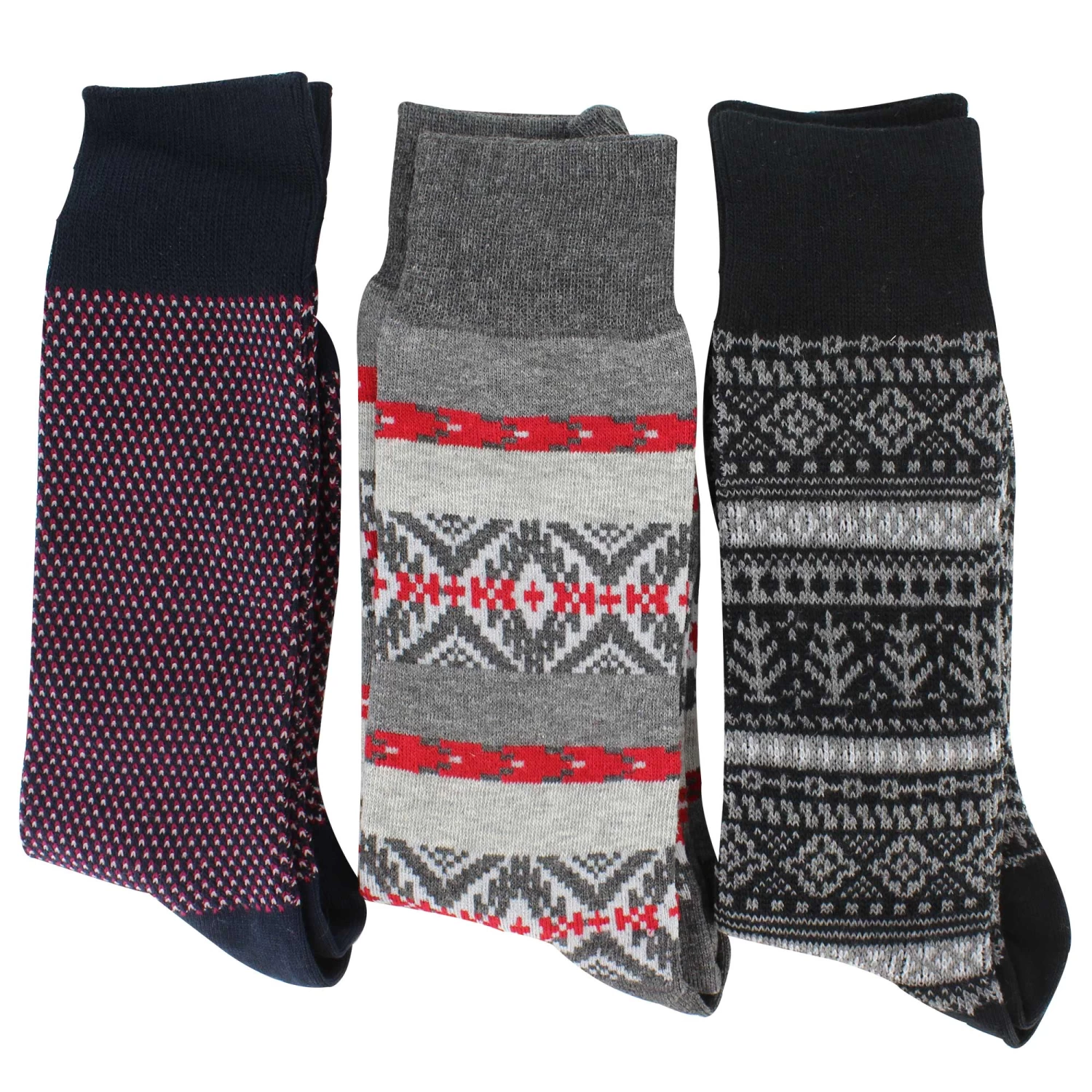 Men's Florsheim Crew 3-Pair Pack Gift Box 2 Men's Florsheim Crew 3-Pair Pack Gift Box - Image 2