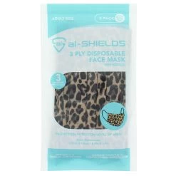 Adult Leopard Face Mask 5-Pack -Chic Shoe Shop 872567 images 03