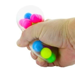 Rainbow Squeeze Fidget Ball 2.5" -Chic Shoe Shop 872753 images 03