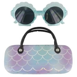 Kids' Sunglasses With Mermaid Case