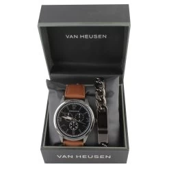 Van Heusen Chronograph Watch And Bracelet