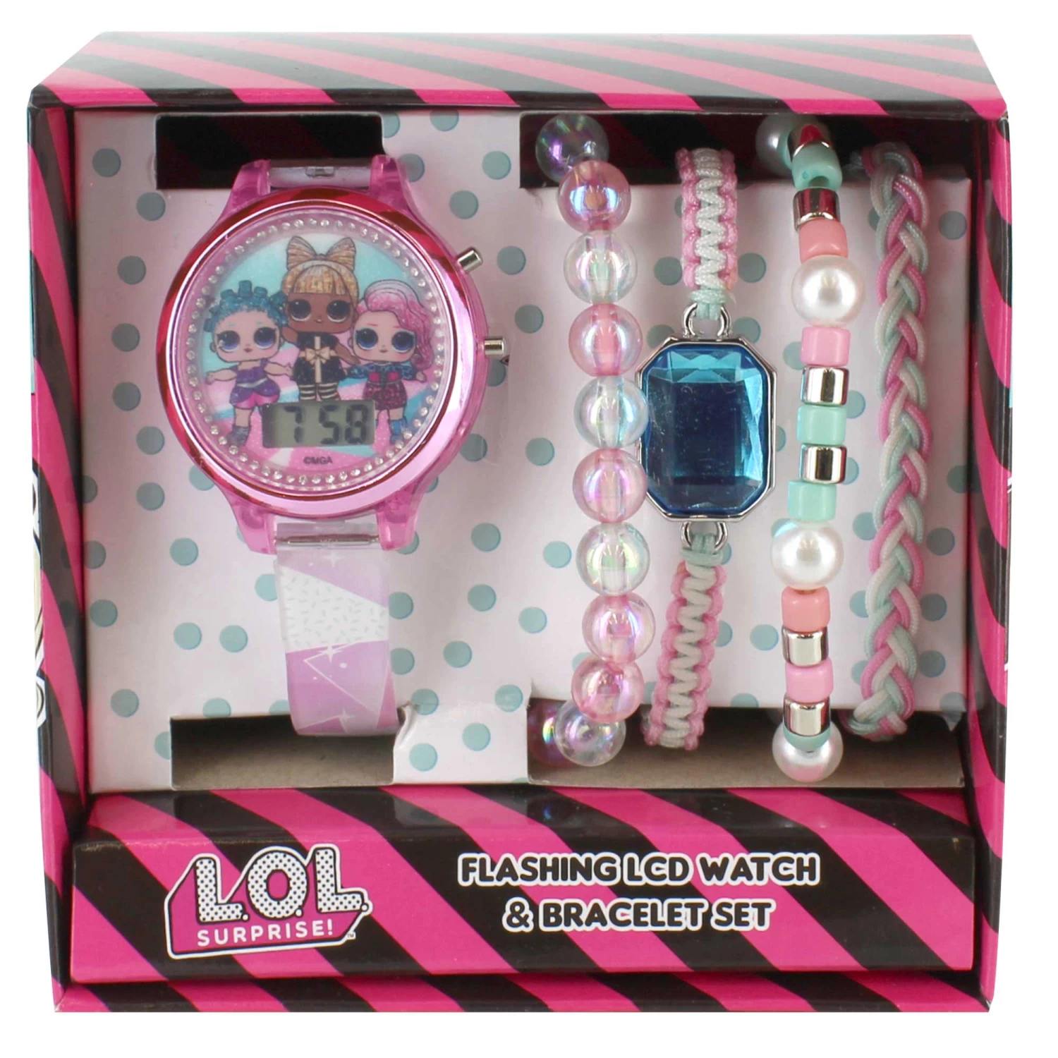 LOL Surprise L.O.L. Surprise! LCD Watch And Bracelet Set 1 LOL Surprise L.O.L. Surprise! LCD Watch And Bracelet Set