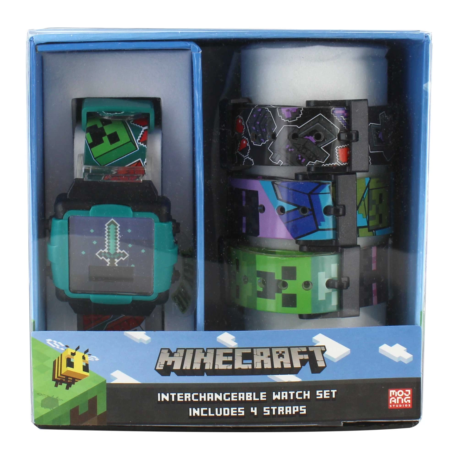 MINECRAFT Digital Watch With Interchagable Bands 1 MINECRAFT Digital Watch With Interchagable Bands