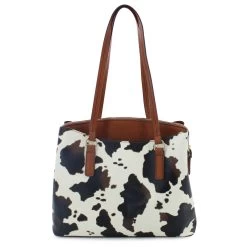 Style Strategy Kitty Cow-Print Satchel With Wallet 8 Style Strategy Kitty Cow-Print Satchel With Wallet -Chic Shoe Shop 917945 images 03