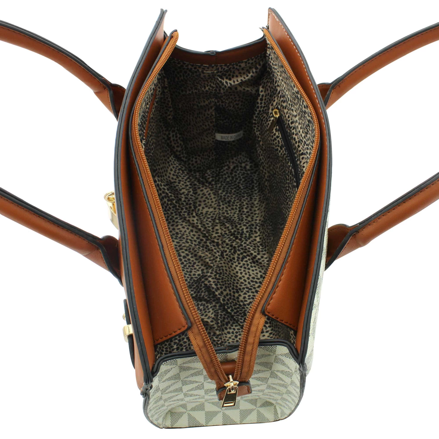 Tami Too Geometric-Print Satchel 4 Tami Too Geometric-Print Satchel - Image 4