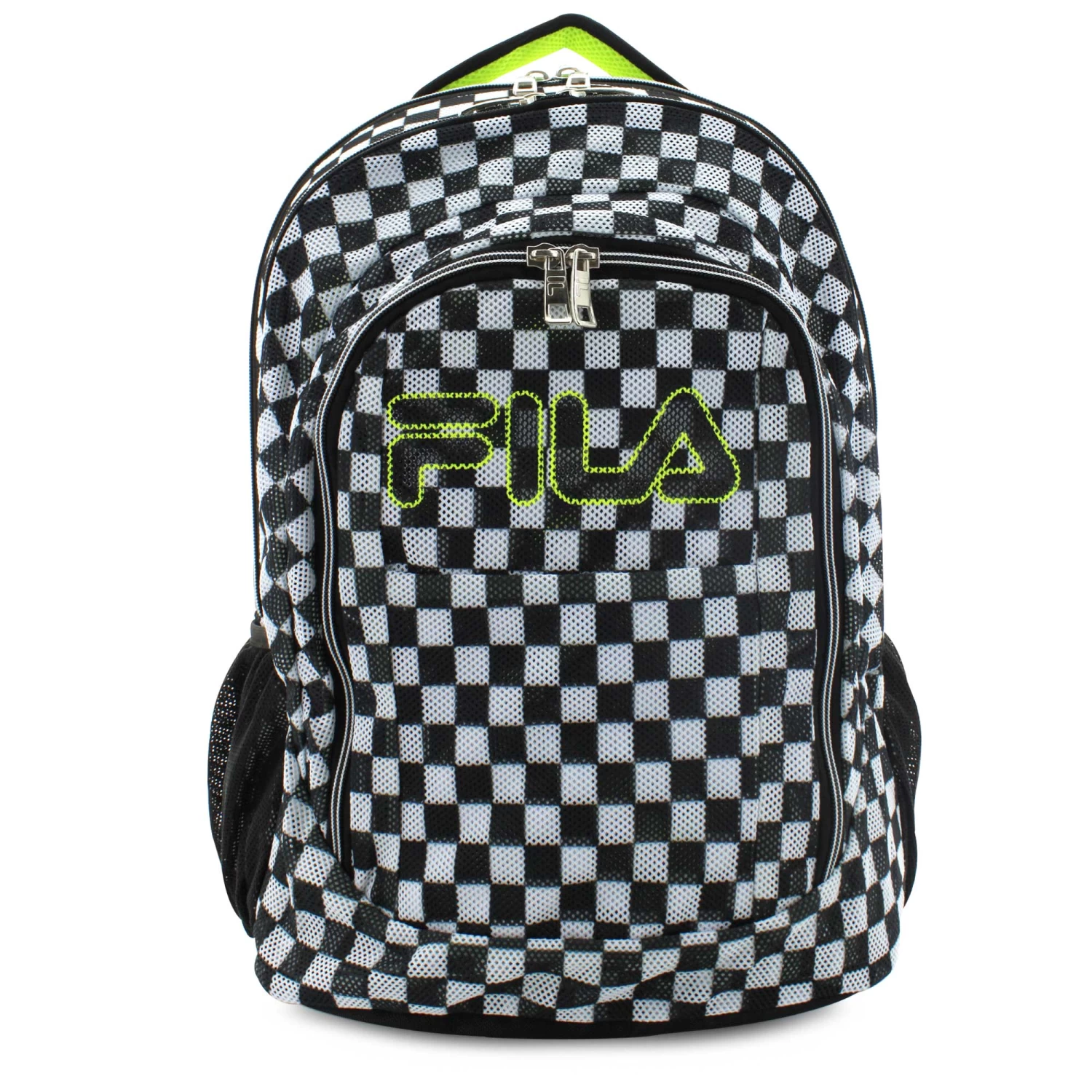 Fila Paramount Checkered Mesh Backpack 1 Fila Paramount Checkered Mesh Backpack