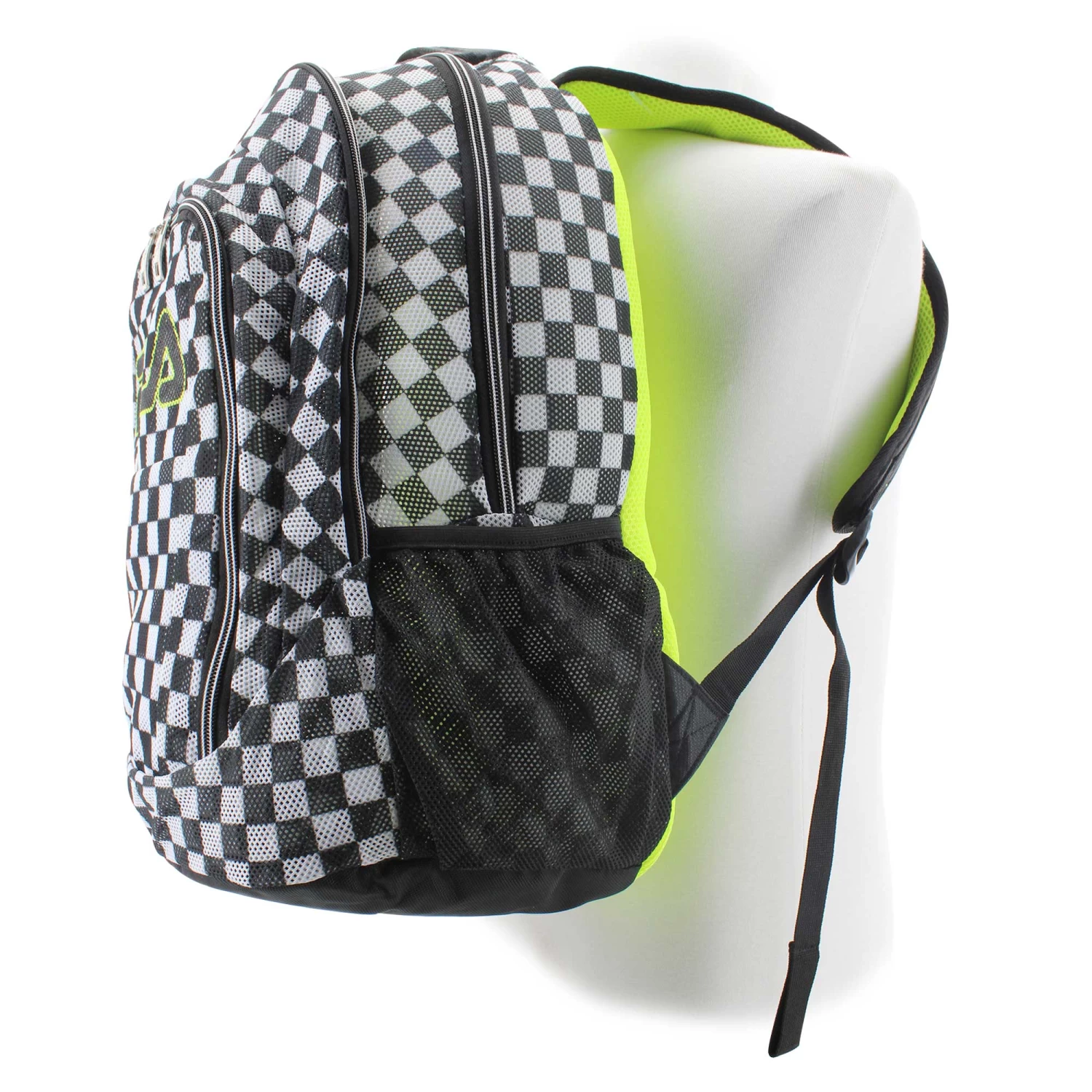 Fila Paramount Checkered Mesh Backpack 3 Fila Paramount Checkered Mesh Backpack - Image 3