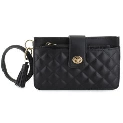 Ivy Rose Quilted Loop Wristlet