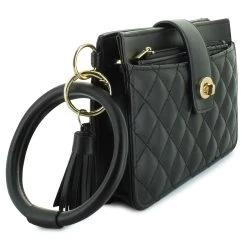 Ivy Rose Quilted Loop Wristlet 6 Ivy Rose Quilted Loop Wristlet -Chic Shoe Shop 993511 images 03